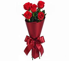 Букет 5 Красных роз Эдлесс Лав в Першутино
