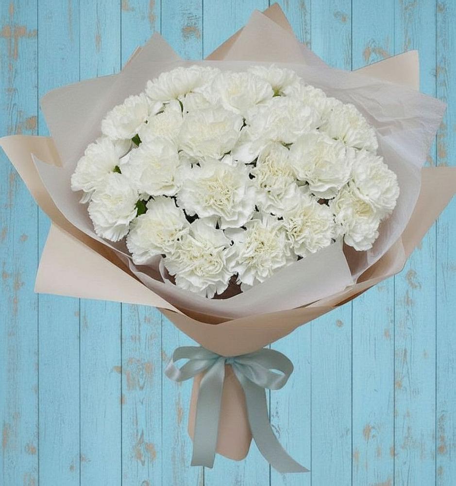 Букет цветов из: Гвоздики в Першутино