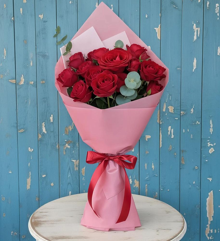 Букет цветов из: Розы в Першутино