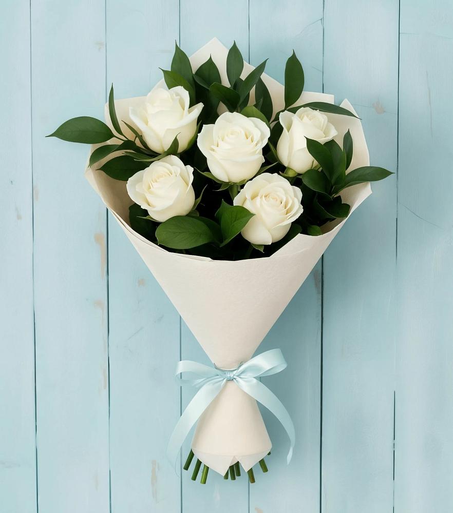 Букет цветов из: Розы в Першутино