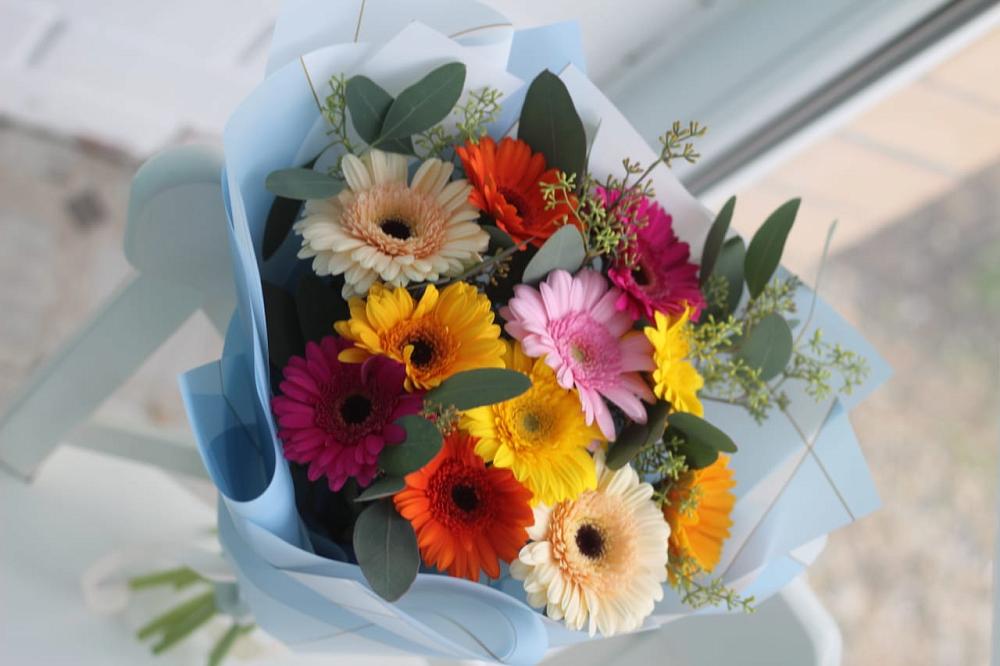 Букет цветов из: Герберы в Першутино