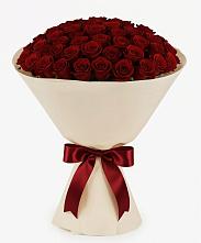Букет 101 Бордовая роза Блэк Бакарра в Першутино
