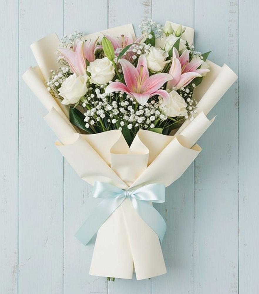 Букет цветов из: Лилии в Першутино