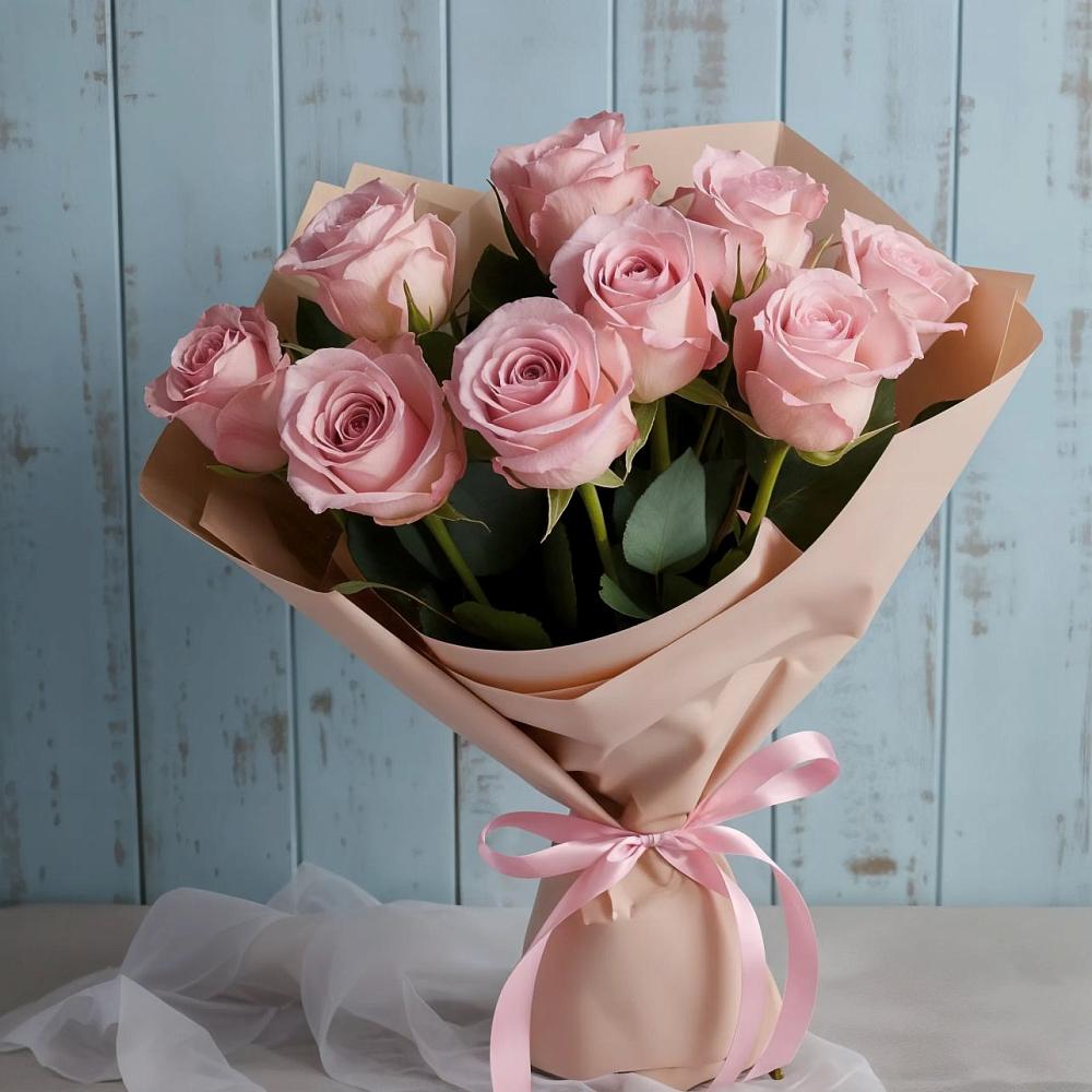 Букет цветов из: Розы в Першутино