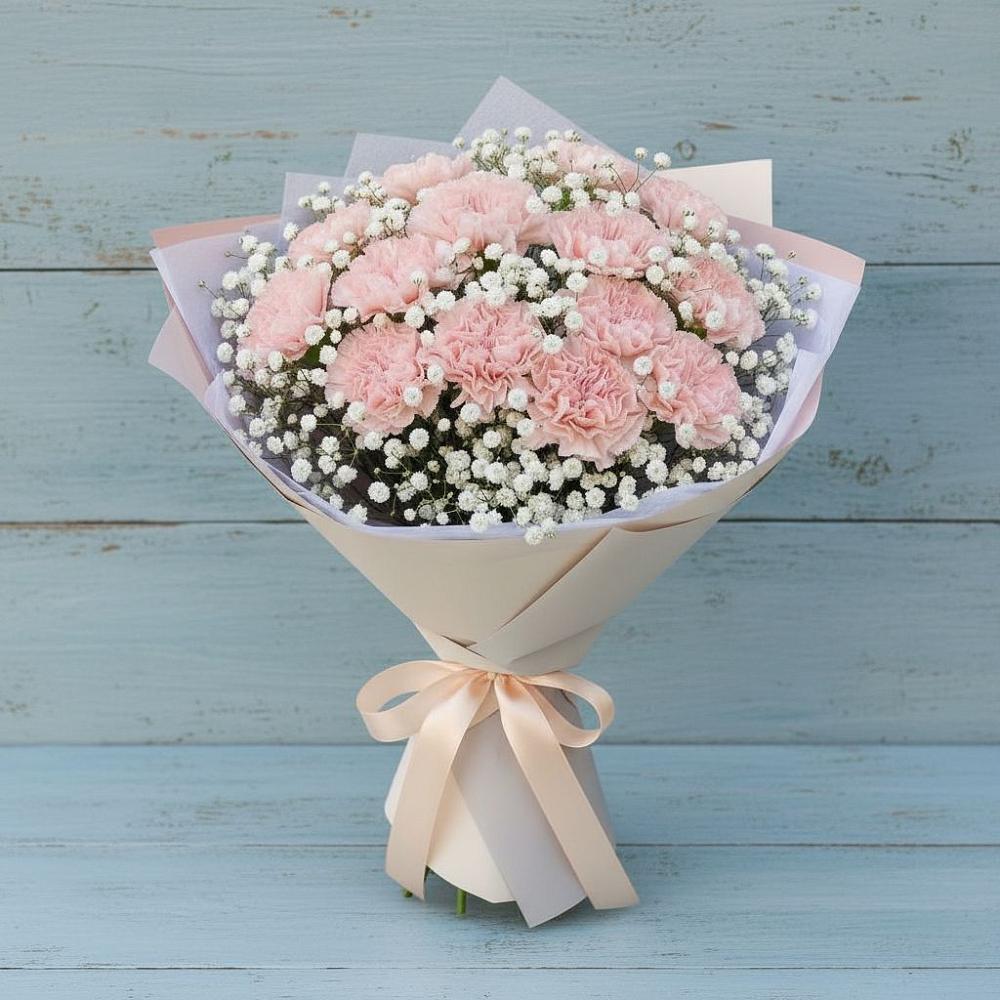 Букет цветов из: Гвоздики в Першутино