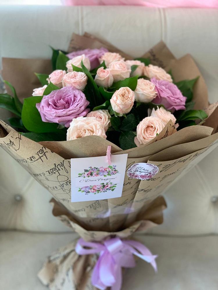 Букет цветов из: Розы в Першутино