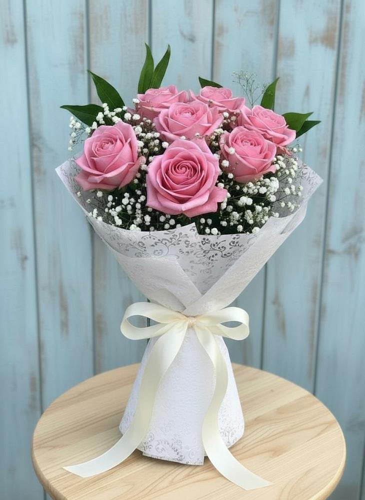 Букет цветов из: Розы в Першутино