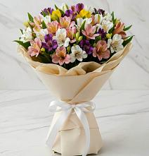 Букет цветов из:  Альстромерии #REPLACE_PRED# Першутино