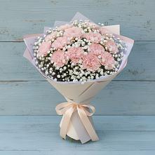 Букет цветов из:  Гвоздики в Першутино