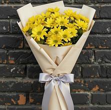Букет цветов из:  Хризантемы в Першутино