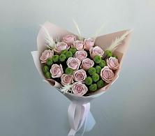Букет цветов из:  Розы и Хризантемы в Першутино
