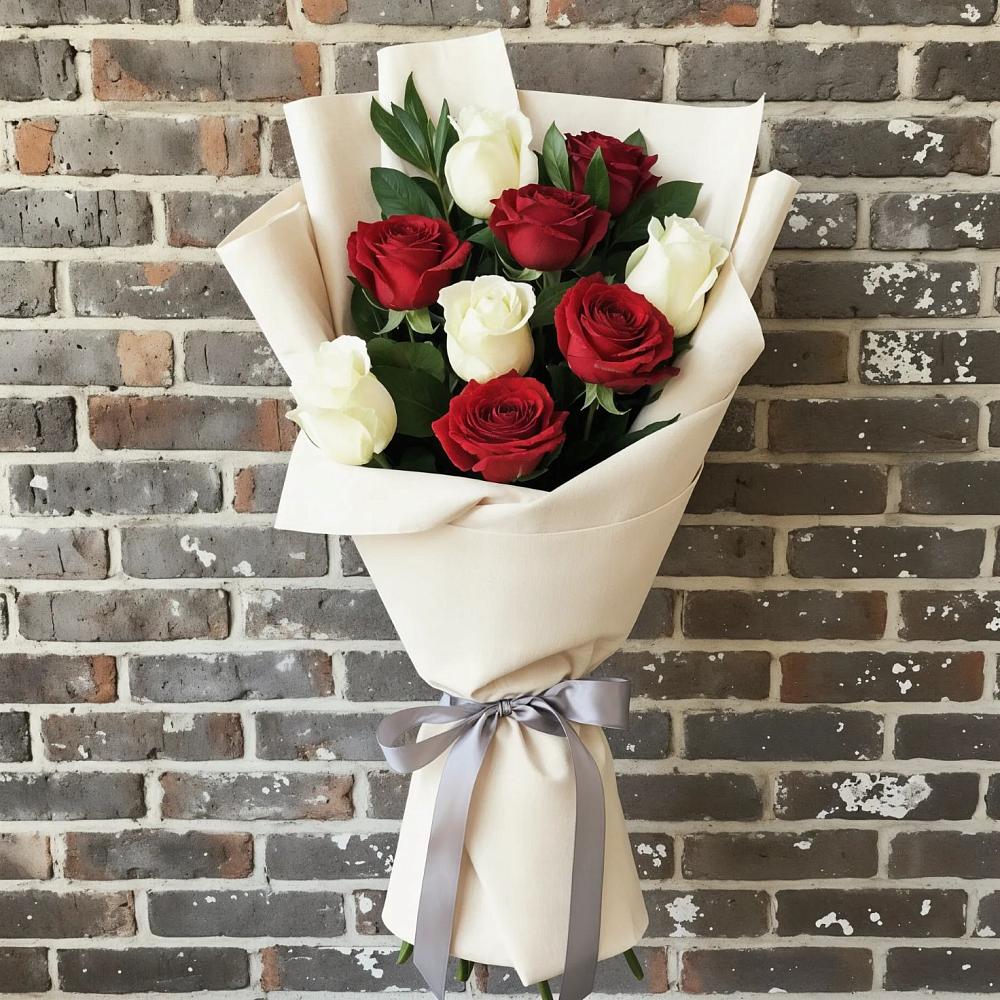 Букет цветов из: Розы в Першутино