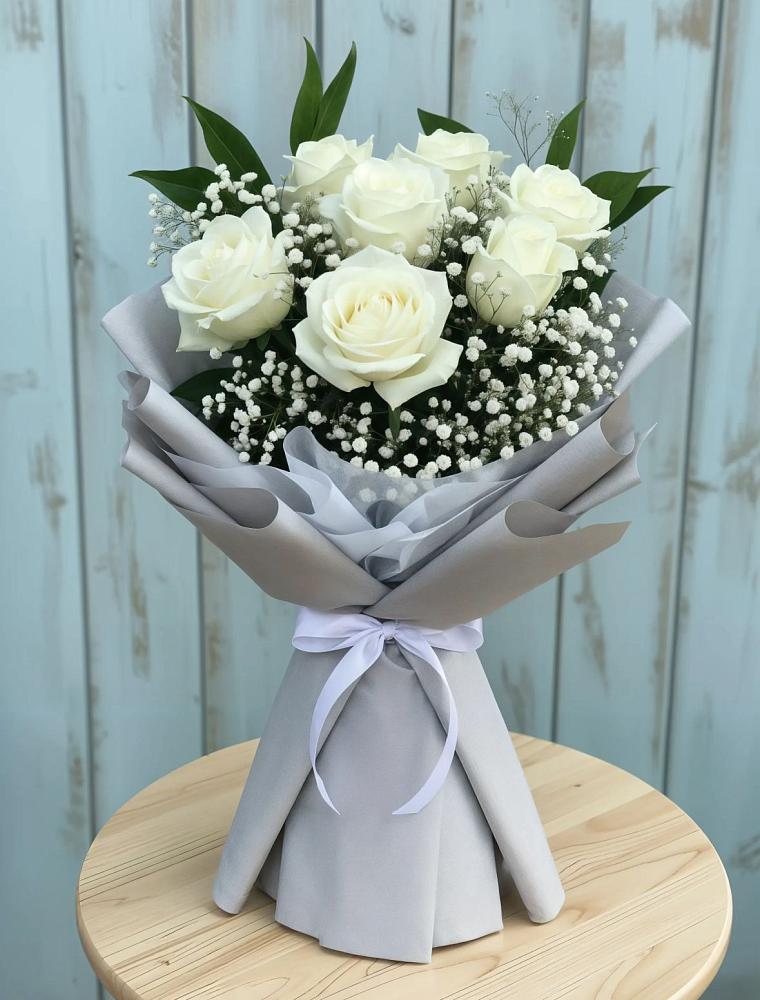 Букет цветов из: Розы в Першутино