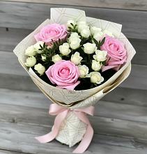 Букет цветов из:  Розы в Першутино