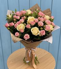 Букет цветов из:  Розы в Першутино