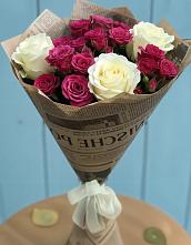 Букет цветов из:  Розы в Першутино