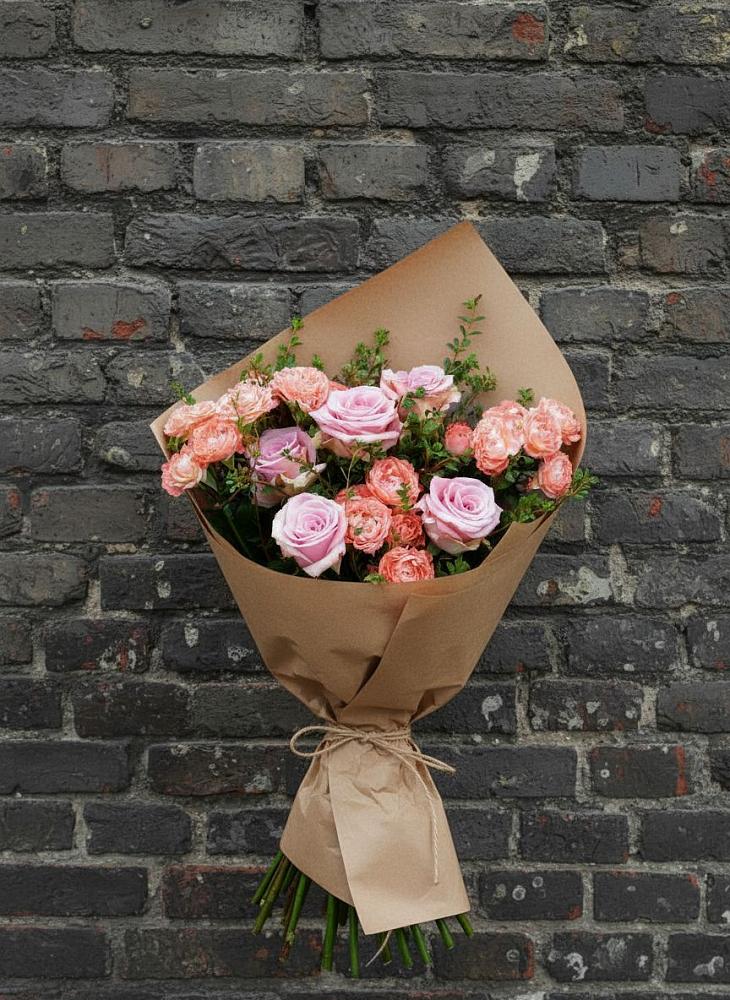 Букет цветов из: Розы в Першутино