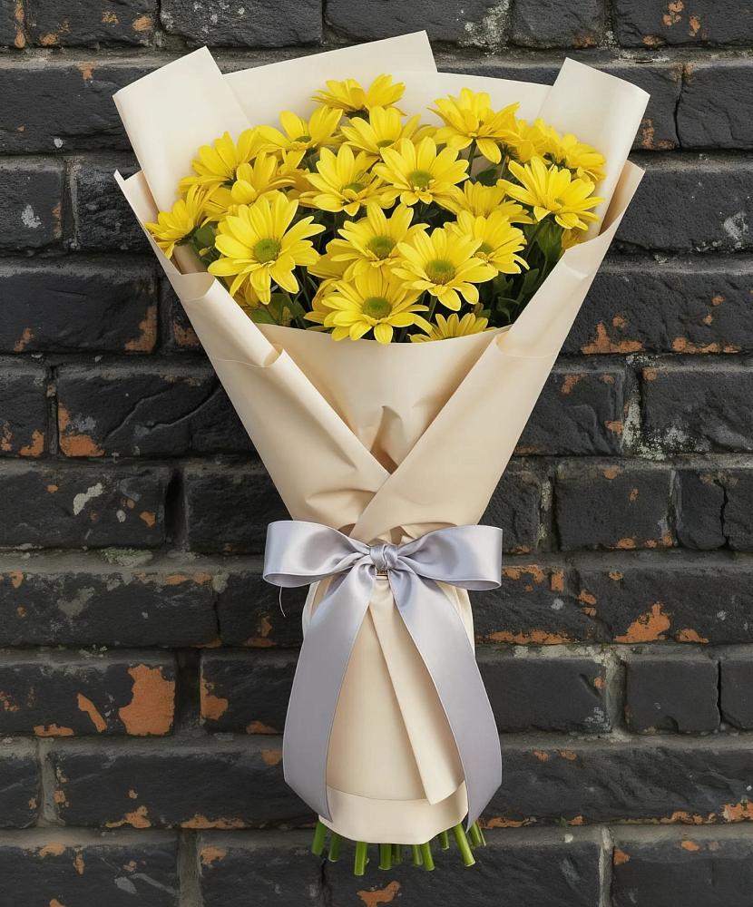 Букет цветов из: Хризантемы в Першутино