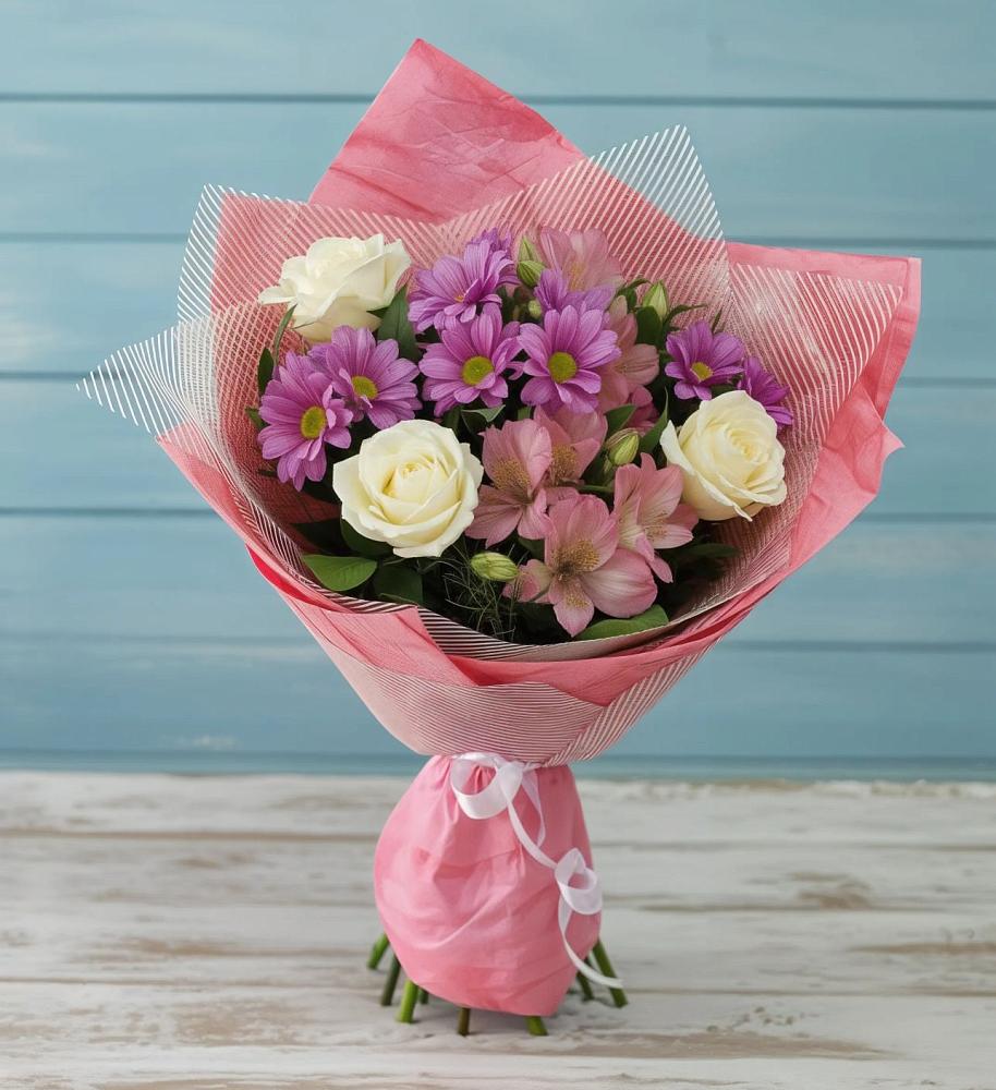 Букет цветов из: Герберы в Першутино