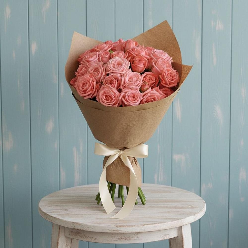 Букет цветов из: Розы в Першутино