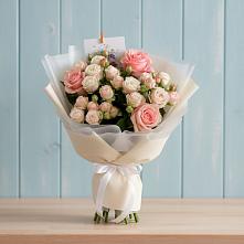 Букет цветов из:  Розы в Першутино