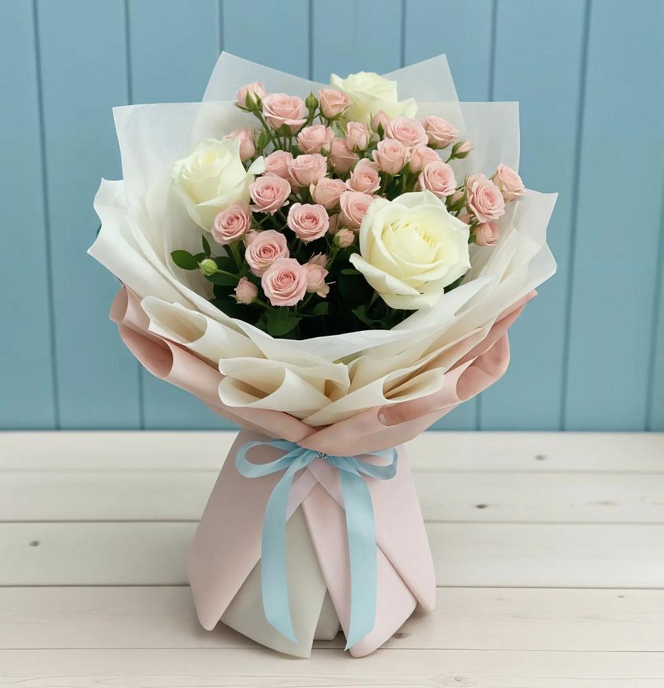 Букет цветов из: Розы в Першутино