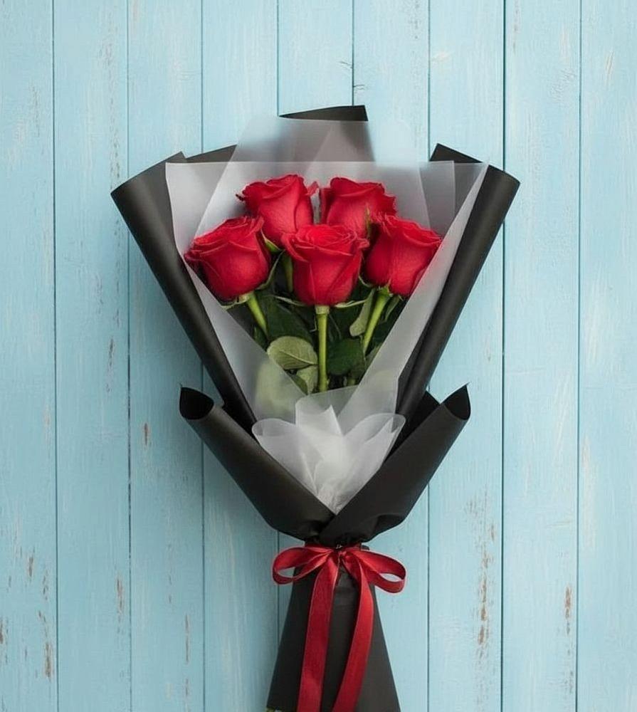 Букет цветов из: Розы в Першутино