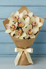 Букет цветов из:  Орхидеи и Розы в Першутино